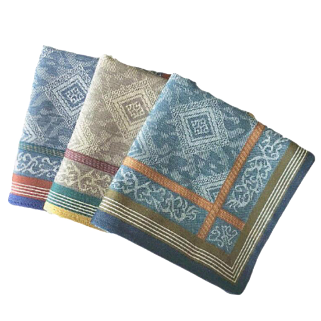 3pcs Mens Plaid Wedding Handke - Handkerchief Cotton Men 评论和价格