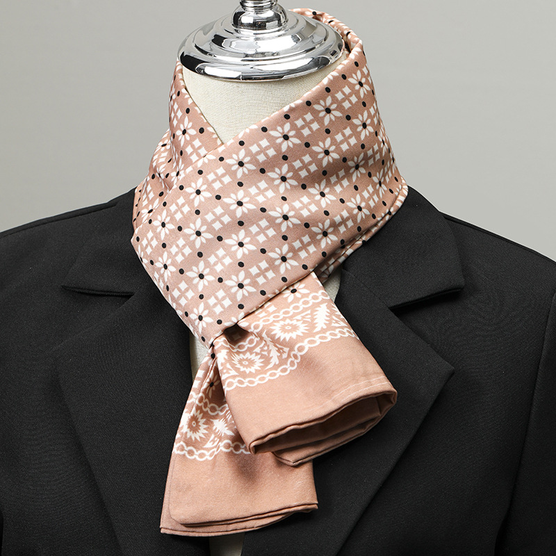 Men's Scarf Imitation Silk Nec - Ascot Neck Scarf 评论和价格