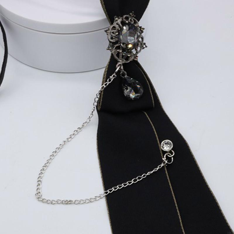Gothic Fashion Neck Tie with M - Bow Tie Pre Tied 评论和价格