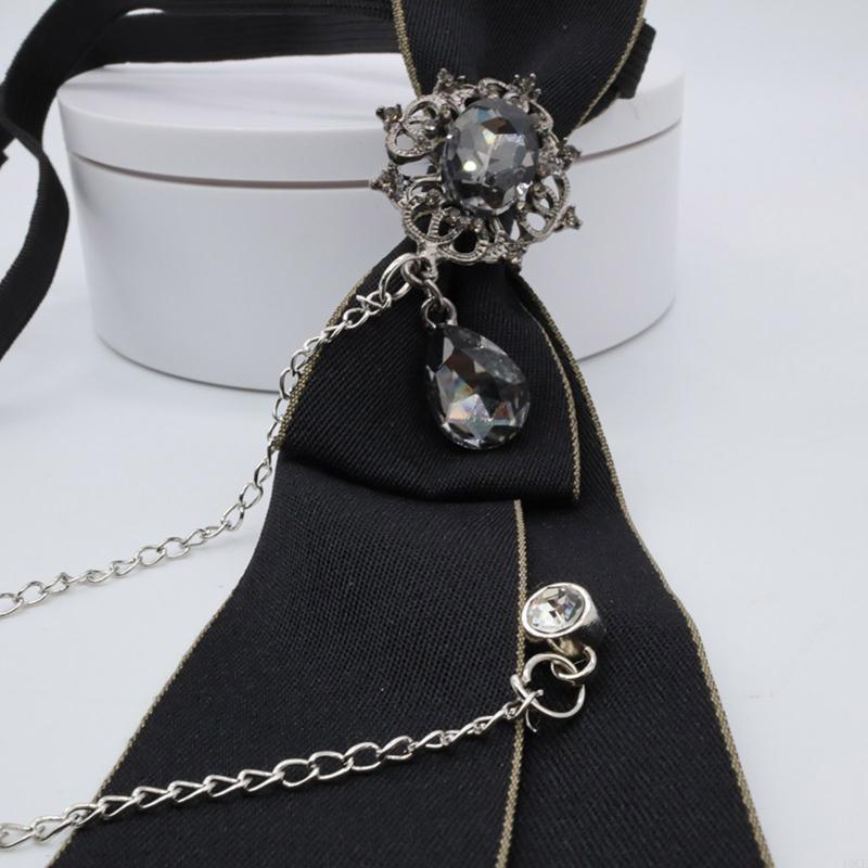 Gothic Fashion Neck Tie with M - Bow Tie Pre Tied 评论和价格