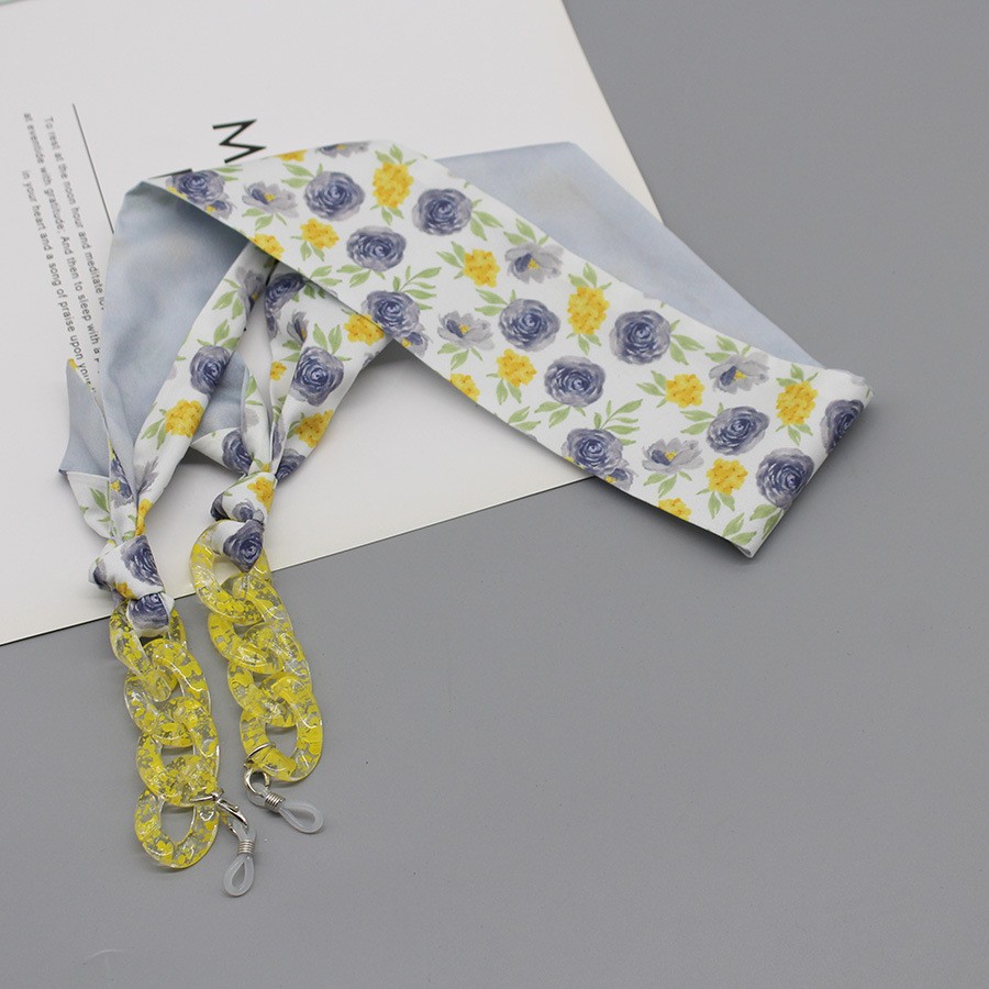 Bohemia Print Silk Scarf Glass - Silk Neck Scarf 评论和价格