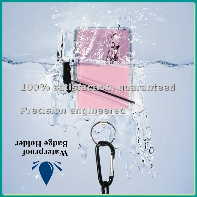 5 Pack Waterproof ID Badge Hol - Lanyard Badge Holder 评论和价格