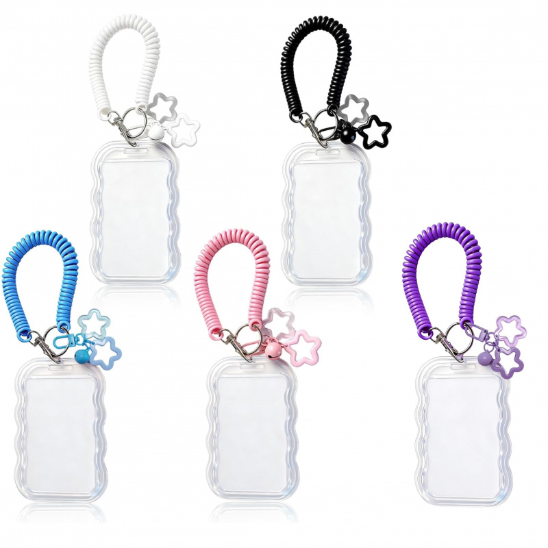 insUnique wavy edge ID card ho - Lanyard Badge Holder 评论和价格