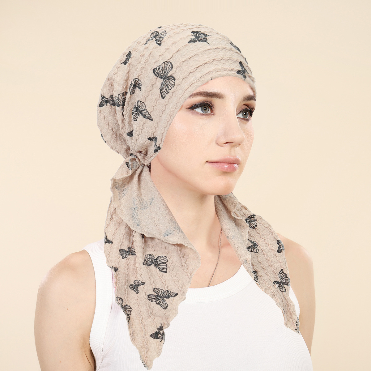 Women Muslim Hijab Caps Wrap H - Head Wrap Turban 评论和价格