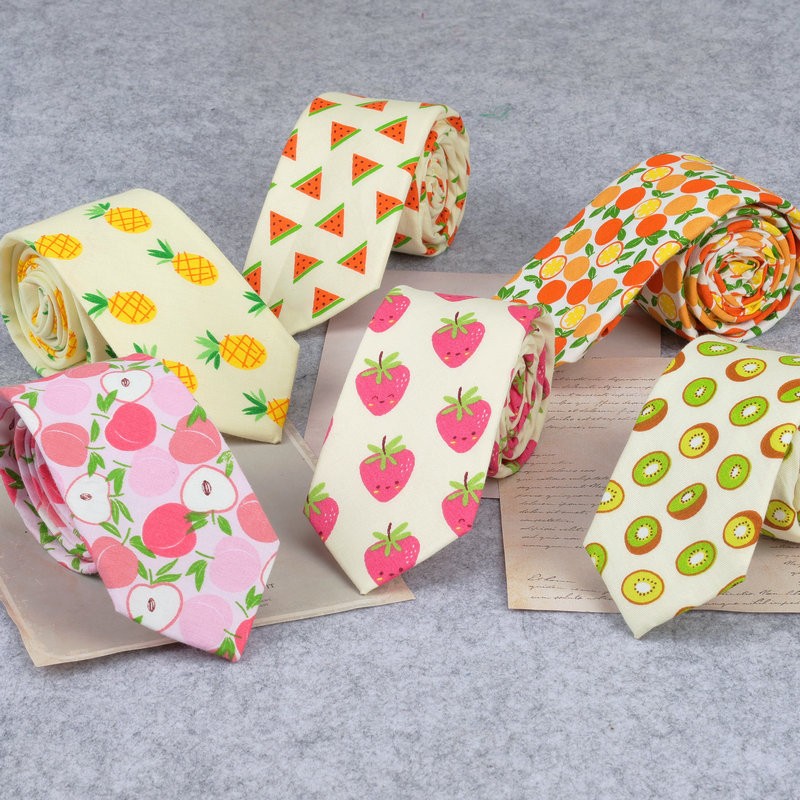 Cute Colourful Sweet Fashion T - Skinny Tie Men 评论和价格