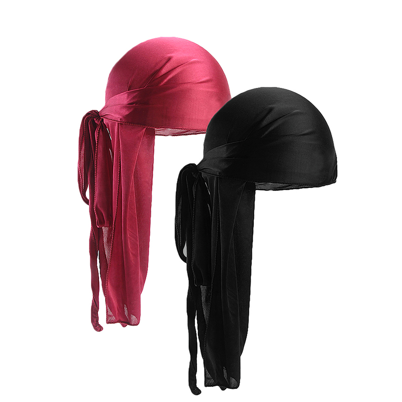 2 pcs Silky Satin Durags for M - Bandana Doo Rag 评论和价格