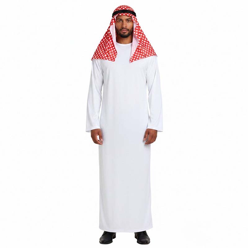 Traditional Arab Costume Arabi - Ascot Neck Scarf 评论和价格