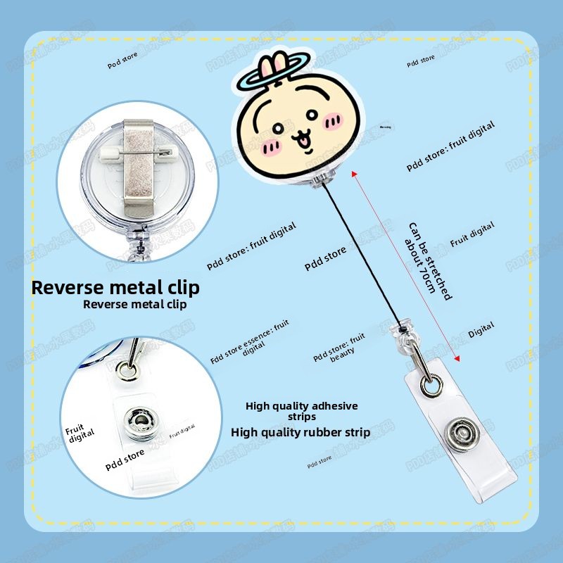 jiyi Retractable Badge Reel Ka - Lanyard Badge Holder 评论和价格