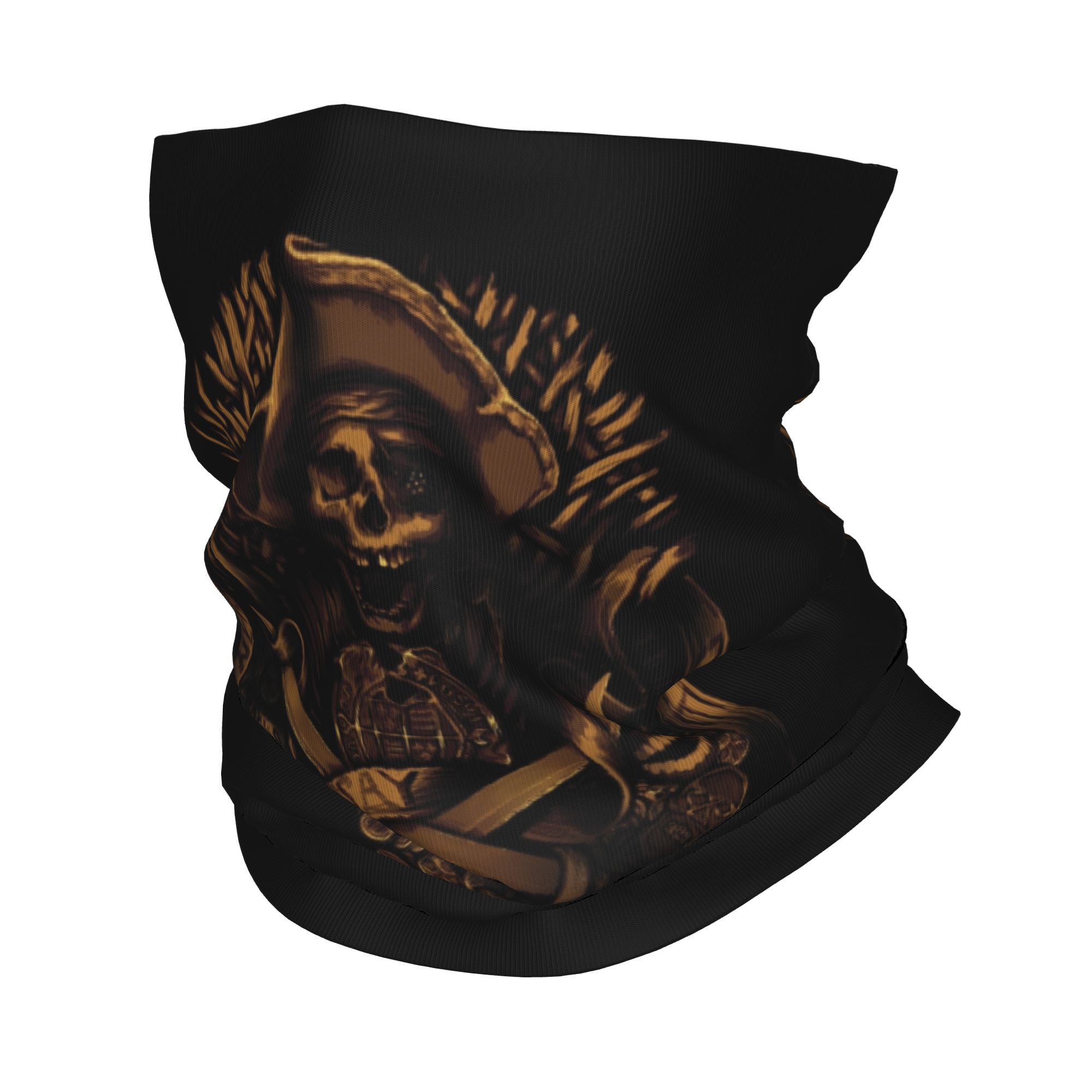 Custom Never Say Die Pirate Sk - Neck Warmer Tube 评论和价格